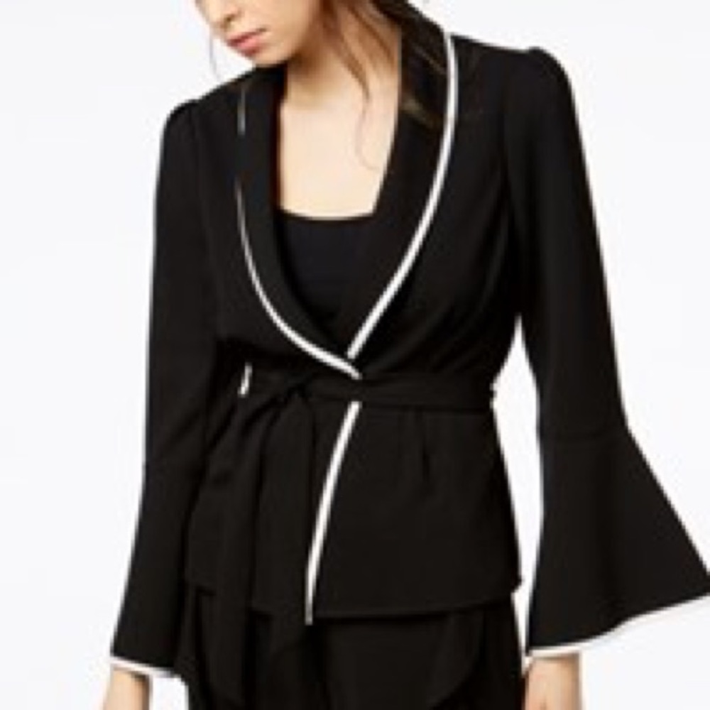 Bar III Knit Black Blazer
